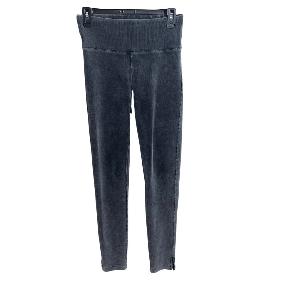 American Eagle grey crushed velvet women’s leggings size M